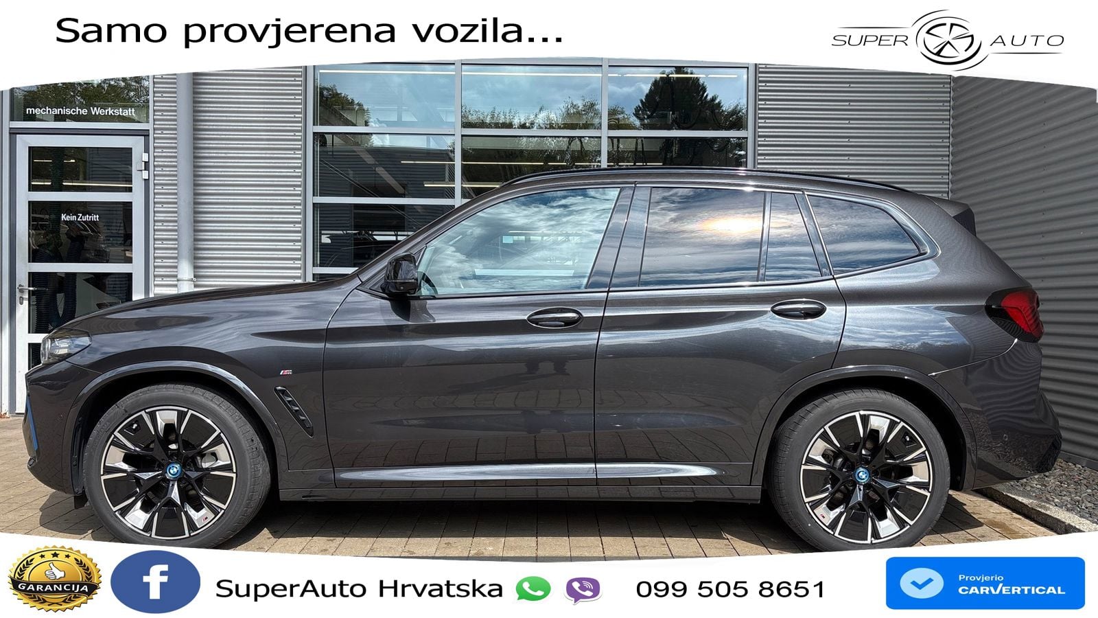 BMW iX3 80 kWh (286 KS) M Sport LED+GR SJED+ACC