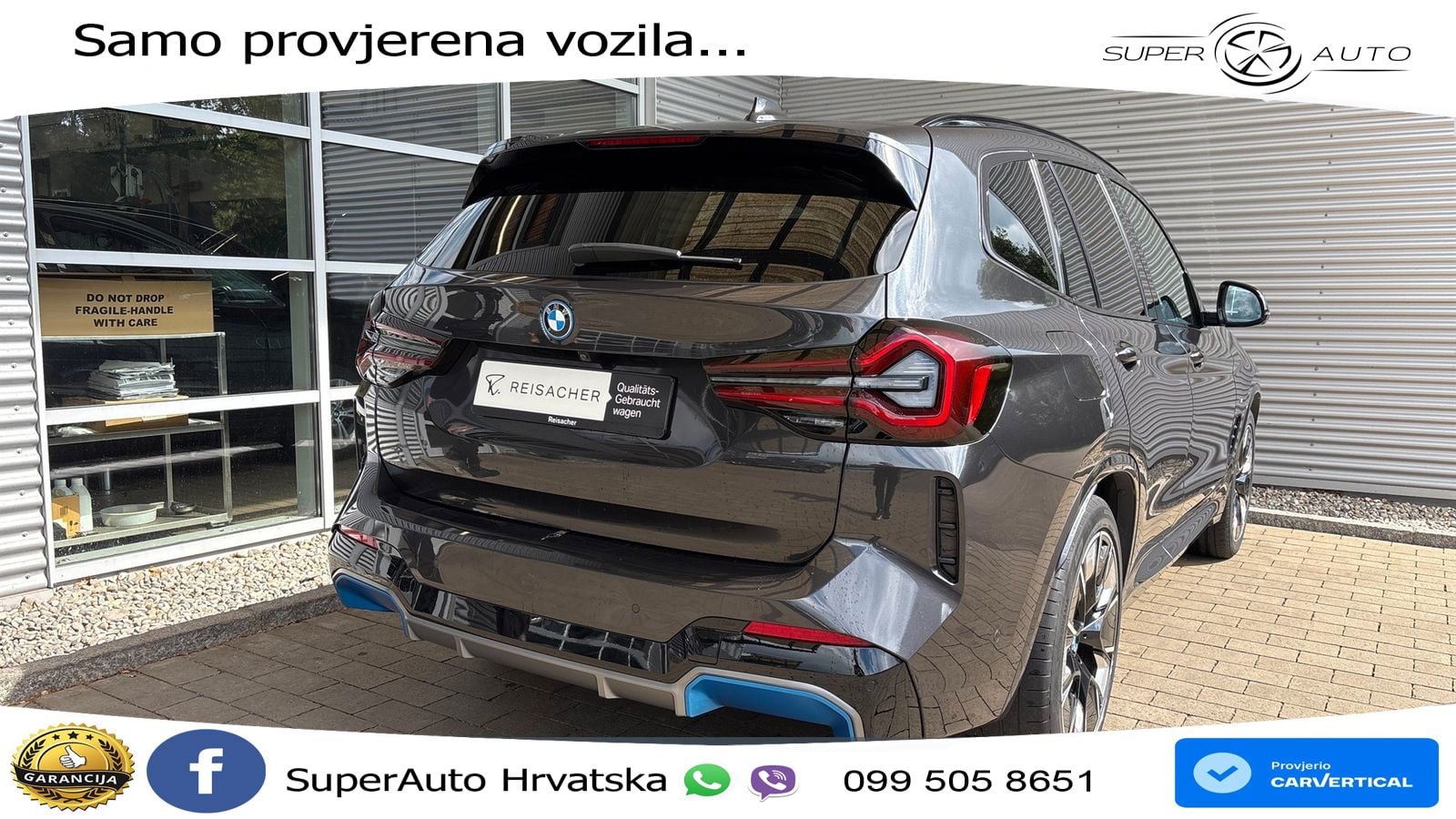 BMW iX3 80 kWh (286 KS) M Sport LED+GR SJED+ACC
