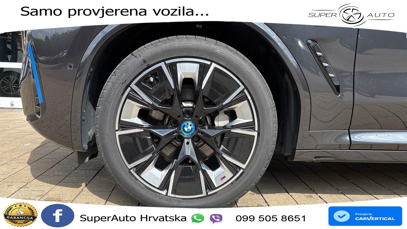 BMW iX3 80 kWh (286 KS) M Sport LED+GR SJED+ACC