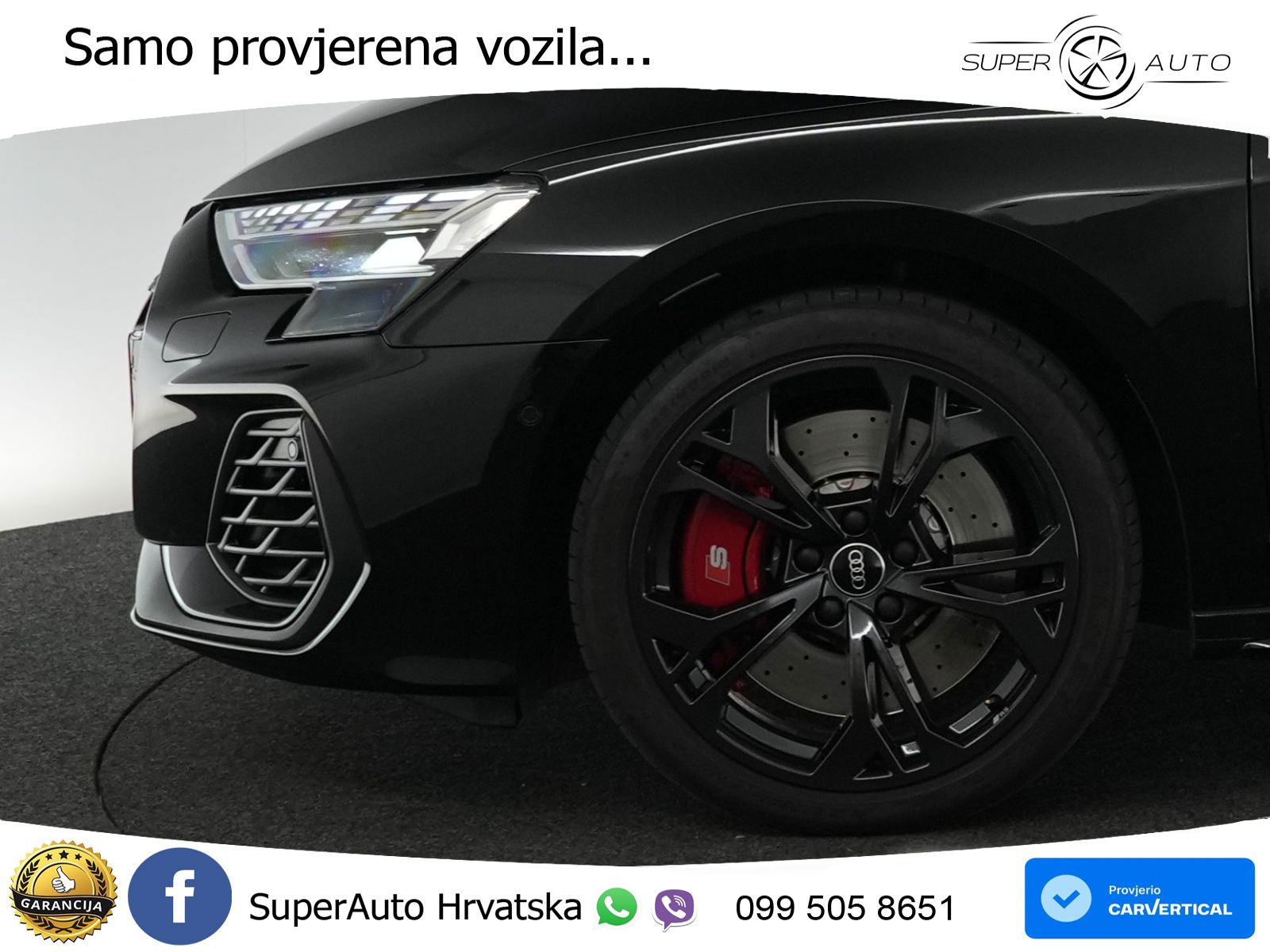 Audi S3 Limuzina 2.0 TFSI (333 KS) quattro S tronic MATRIX+GR SJED+KAM