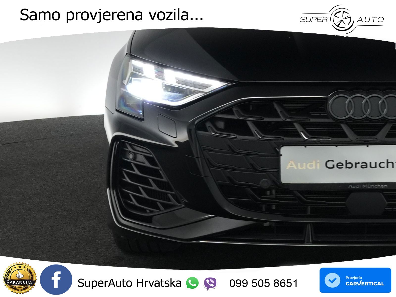 Audi S3 Limuzina 2.0 TFSI (333 KS) quattro S tronic MATRIX+GR SJED+KAM