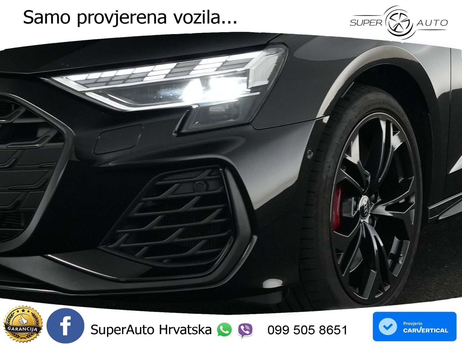 Audi S3 Limuzina 2.0 TFSI (333 KS) quattro S tronic MATRIX+GR SJED+KAM