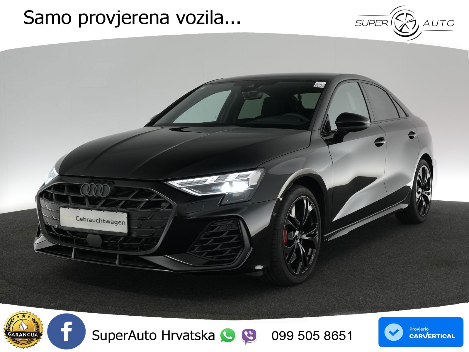 Audi S3 Limuzina 2.0 TFSI (333 KS) quattro S tronic MATRIX+GR SJED+KAM