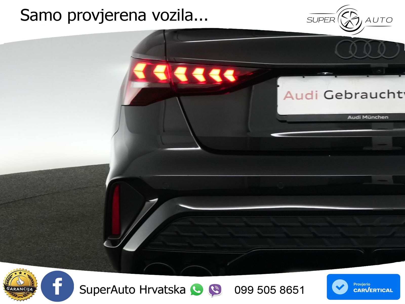Audi S3 Limuzina 2.0 TFSI (333 KS) quattro S tronic MATRIX+GR SJED+KAM