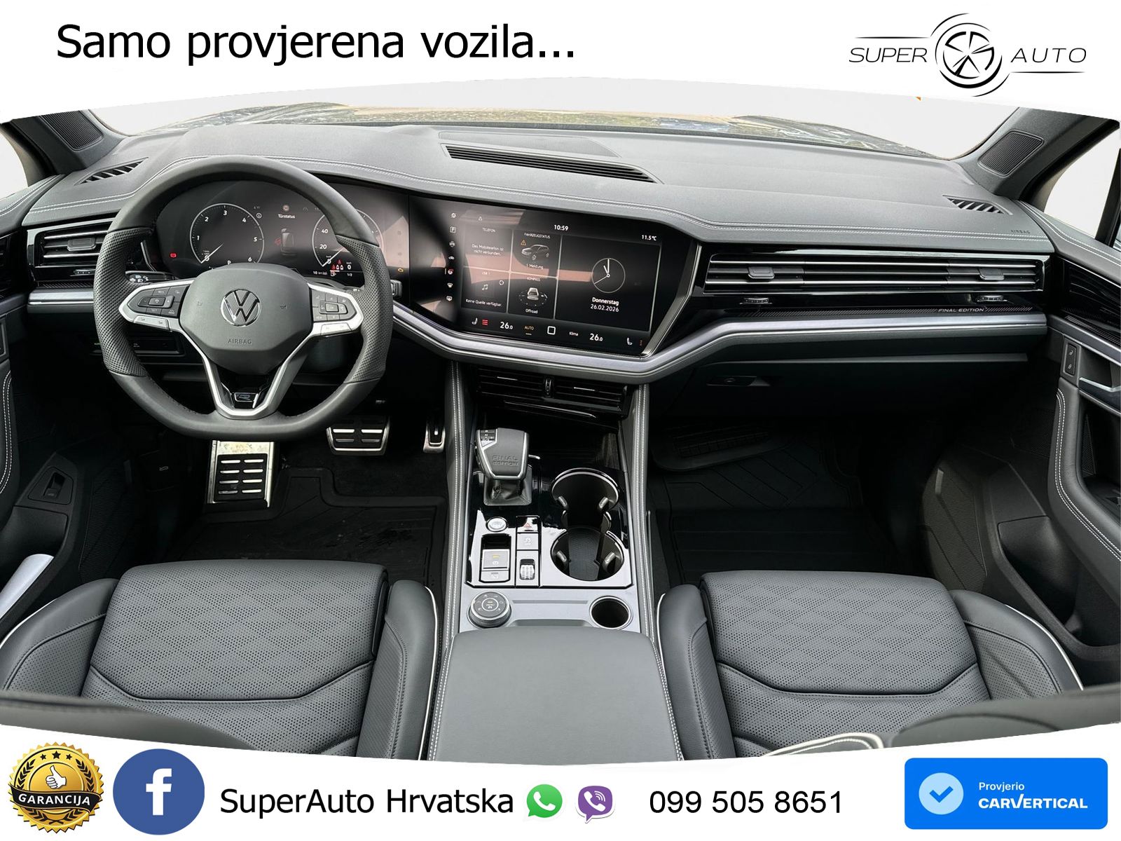 Volkswagen Touareg 3.0 V6 TDI (286 KS) 4MOTION Tiptronic LED+GR SJED+ACC
