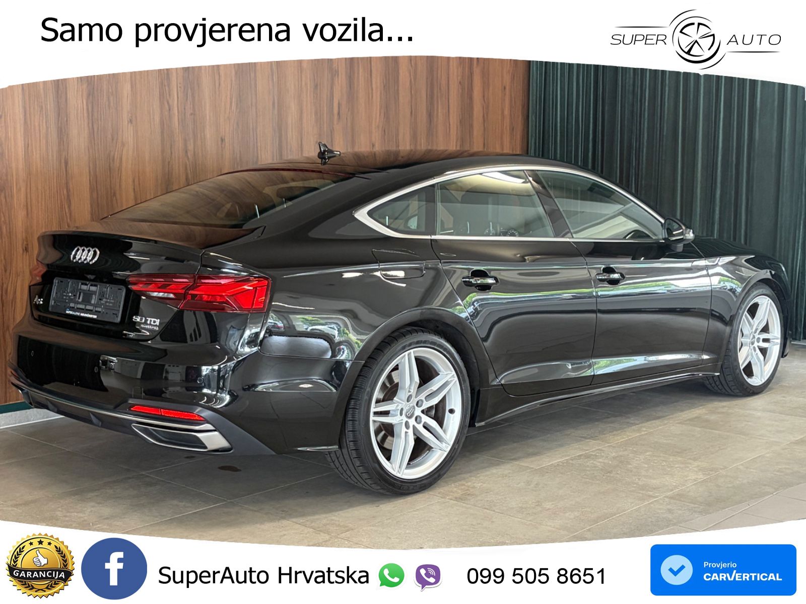 Audi A5 Sportback 50 TDI V6 (286 KS) quattro Tiptronic LED+GR SJED+ACC