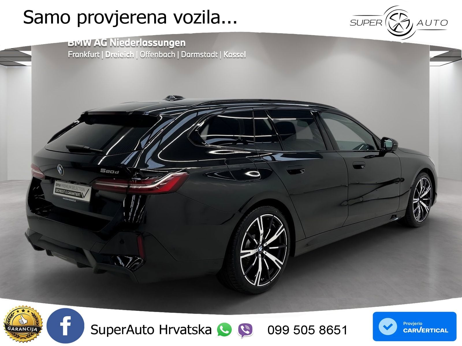 BMW 520d Touring (197 KS) Steptronic M Sport LED+GR SJED+ACC