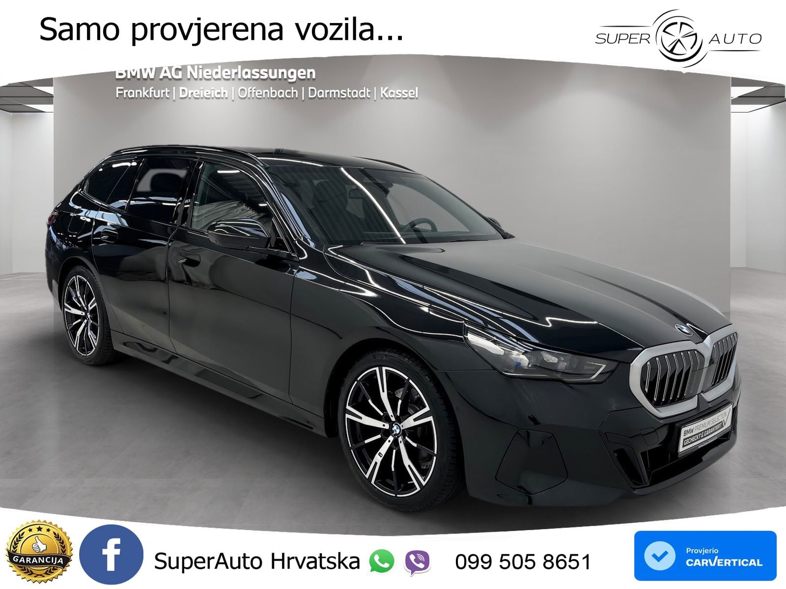 BMW 520d Touring (197 KS) Steptronic M Sport LED+GR SJED+ACC
