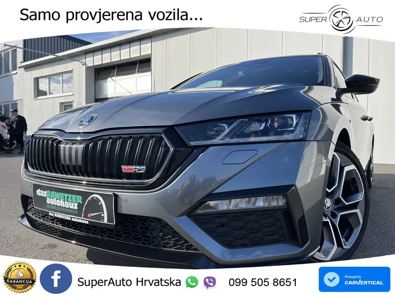 Škoda Octavia Combi RS 2.0 TDI (200 KS) DSG LED+GR SJED+ACC