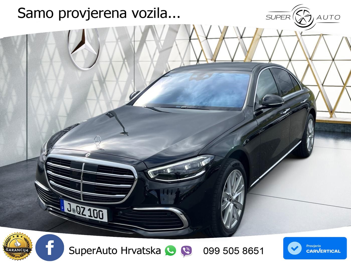 Mercedes S 450d (367 KS) EQ Boost 4MATIC 9G-TRONIC ACC+HEAD+GR SJED+360+PANO