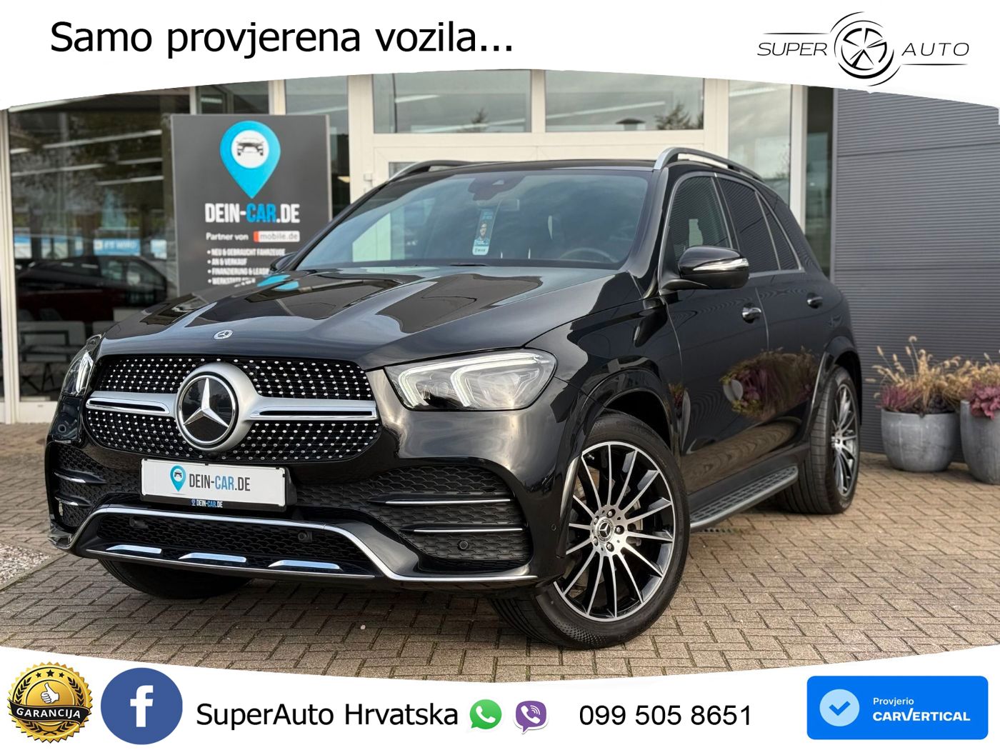 Mercedes GLE 450 3.0 (381 KS) EQ Boost 4MATIC 9G-TRONIC AMG ZRAČNI+ACC+GR SJED+KAM+PANO