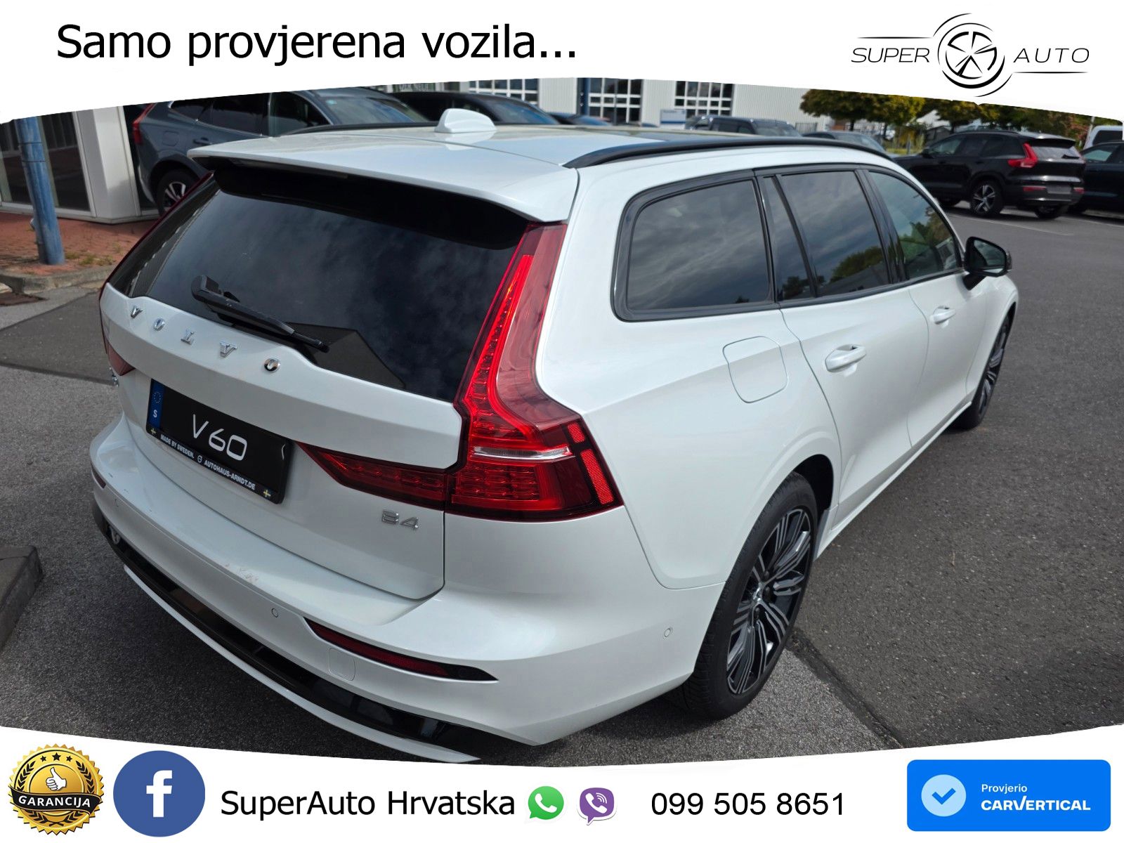 Volvo V60 2.0 B4 Benzin DCT LED+GR SJED+ACC