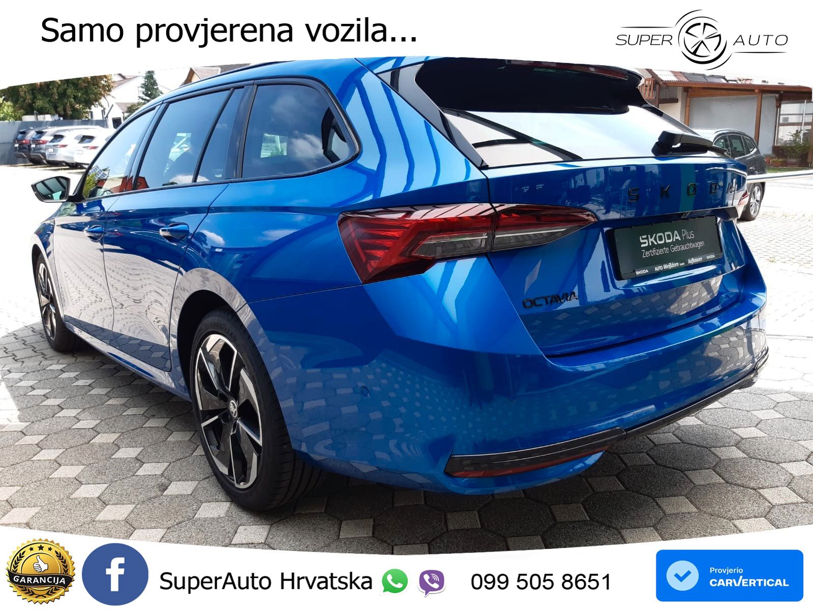 Škoda Octavia Combi 2.0 TDI (150 KS) DSG SportLine LED+GR SJED+ACC