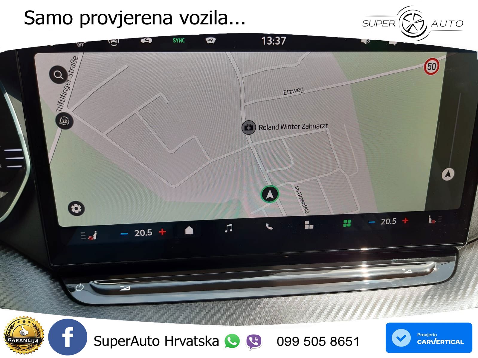 Škoda Octavia Combi 2.0 TDI (150 KS) DSG SportLine LED+GR SJED+ACC