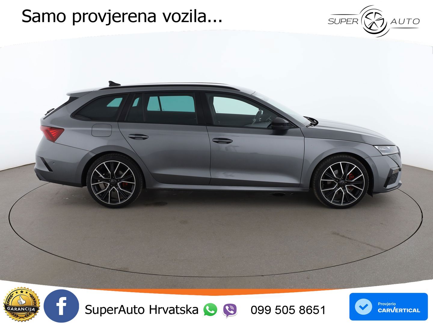 Škoda Octavia Combi RS 2.0 TDI (200 KS) 4x4 DSG LED+GR SJED+ACC