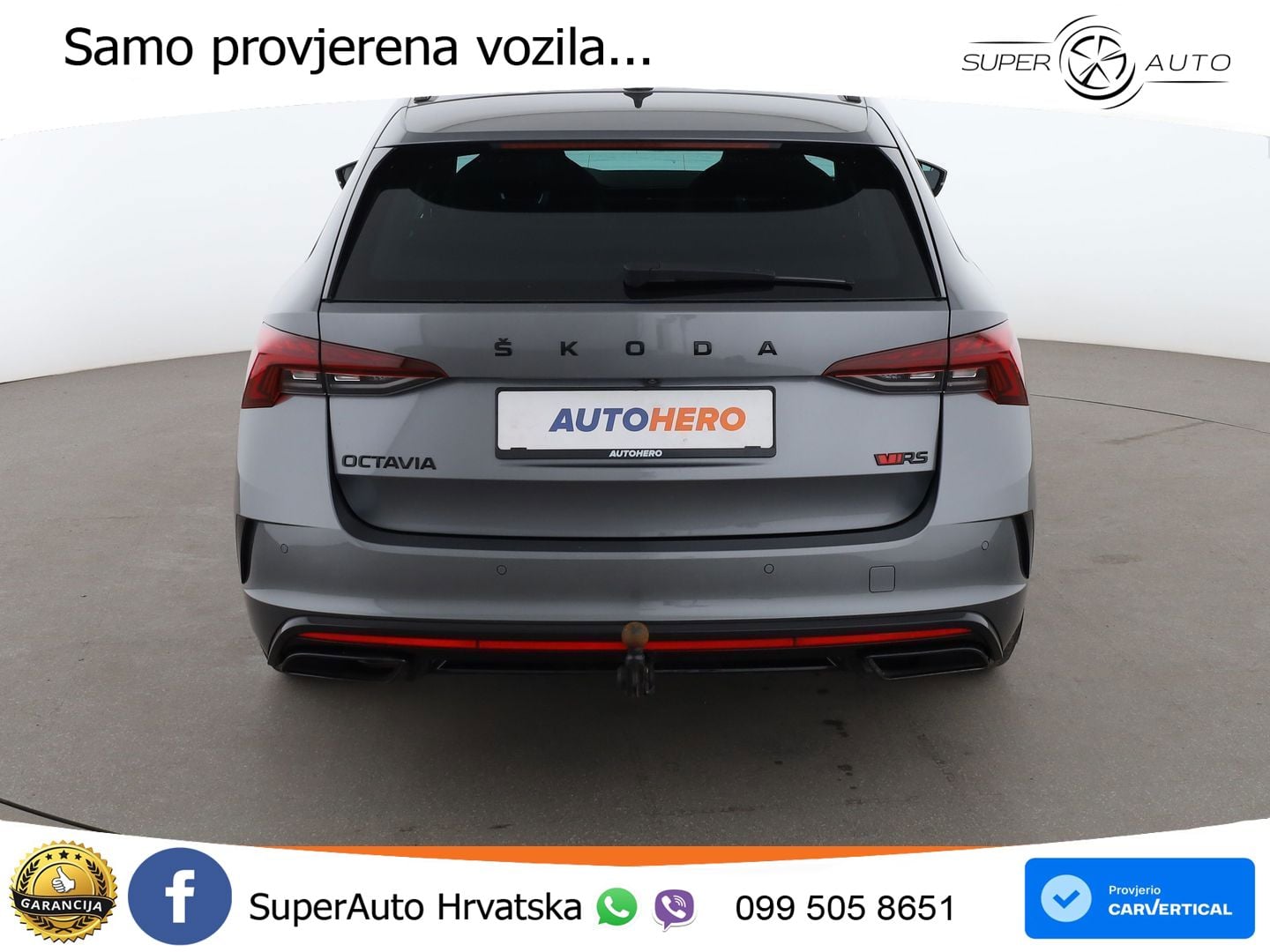 Škoda Octavia Combi RS 2.0 TDI (200 KS) 4x4 DSG LED+GR SJED+ACC