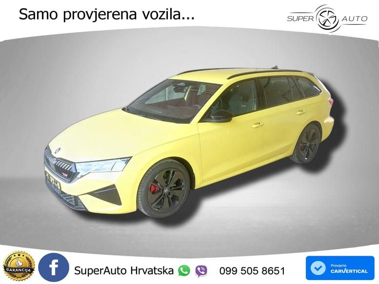 Škoda Octavia Combi RS 2.0 TSI (265 KS) DSG MATRIX+GR SJED+KAM