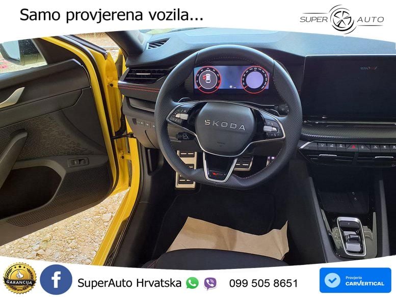 Škoda Octavia Combi RS 2.0 TSI (265 KS) DSG MATRIX+GR SJED+KAM
