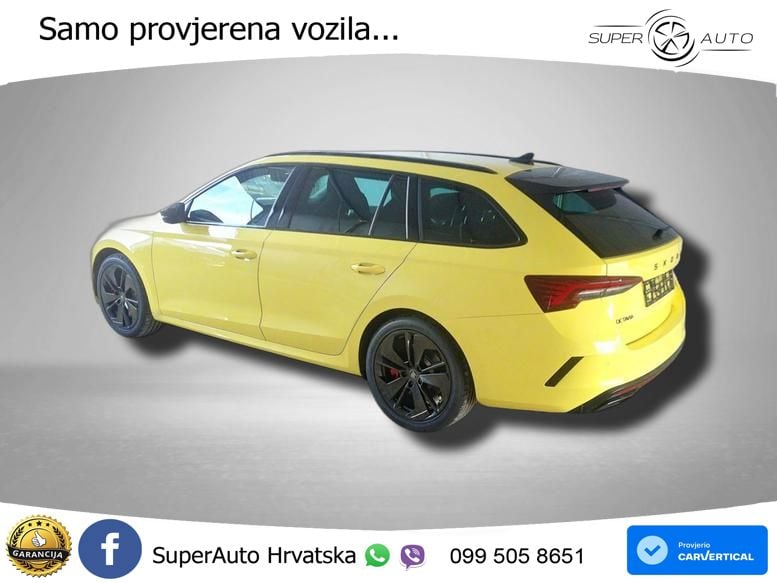 Škoda Octavia Combi RS 2.0 TSI (265 KS) DSG MATRIX+GR SJED+KAM