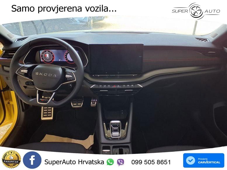 Škoda Octavia Combi RS 2.0 TSI (265 KS) DSG MATRIX+GR SJED+KAM