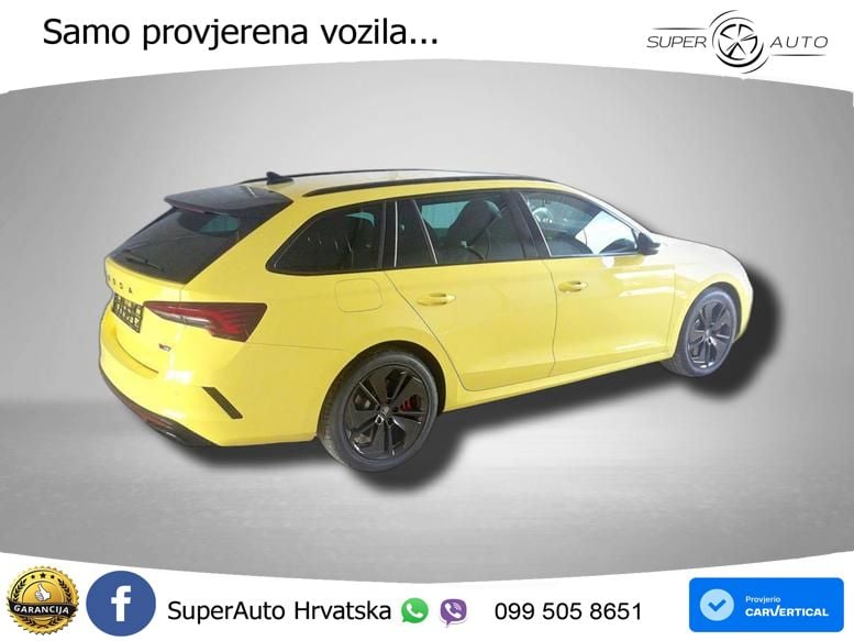 Škoda Octavia Combi RS 2.0 TSI (265 KS) DSG MATRIX+GR SJED+KAM