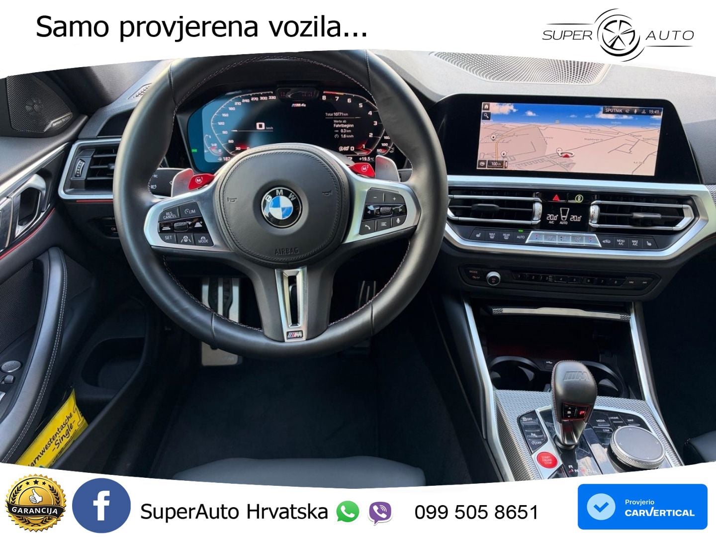 BMW M4 Competition 3.0 (510 KS) Steptronic LED+GR SJED+ACC