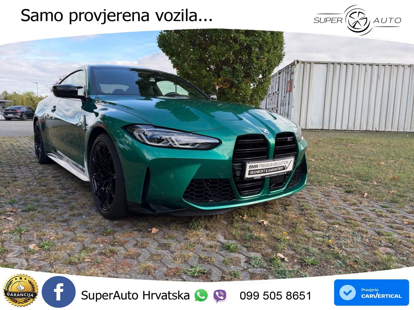 BMW M4 Competition 3.0 (510 KS) Steptronic LED+GR SJED+ACC