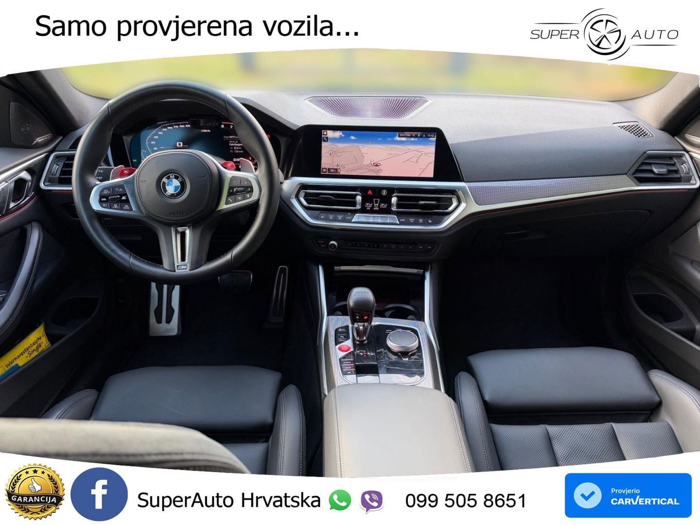 BMW M4 Competition 3.0 (510 KS) Steptronic LED+GR SJED+ACC