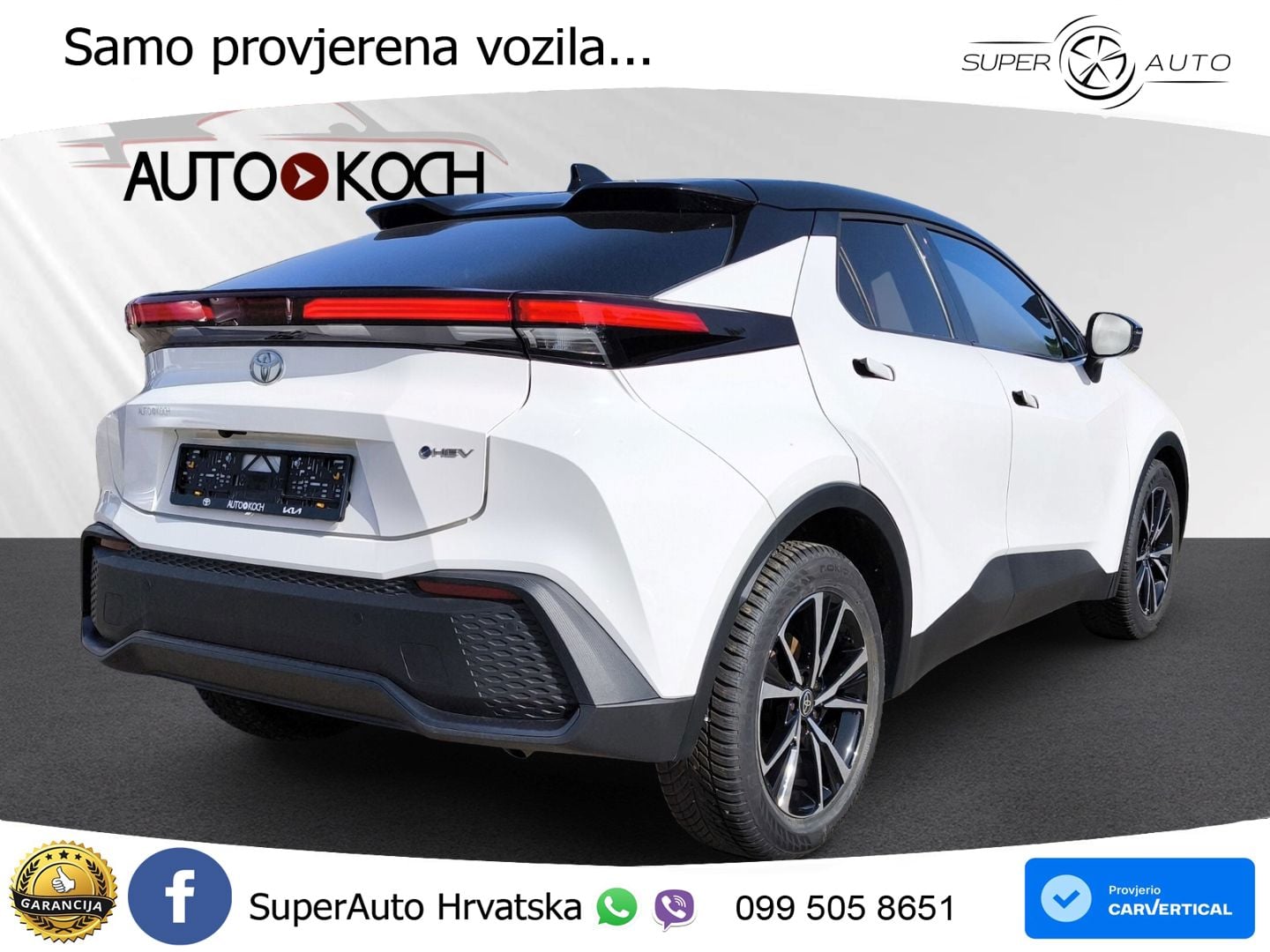 Toyota C-HR 1.8 (140 KS) Hybrid e-CVT Teamplayer LED+GR SJED+ACC