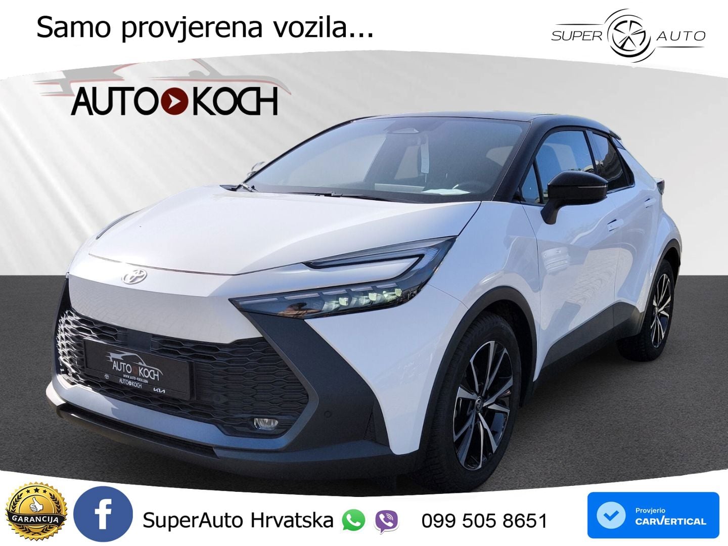 Toyota C-HR 1.8 (140 KS) Hybrid e-CVT Teamplayer LED+GR SJED+ACC