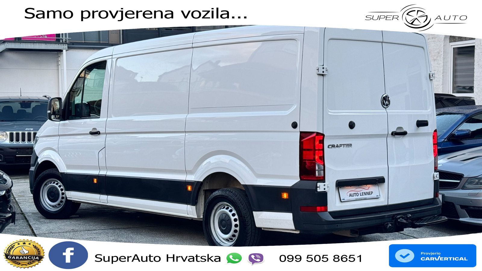 Volkswagen Crafter 35*Mittellang Normaldach*RWD*AHK 3500KG* 177 KS