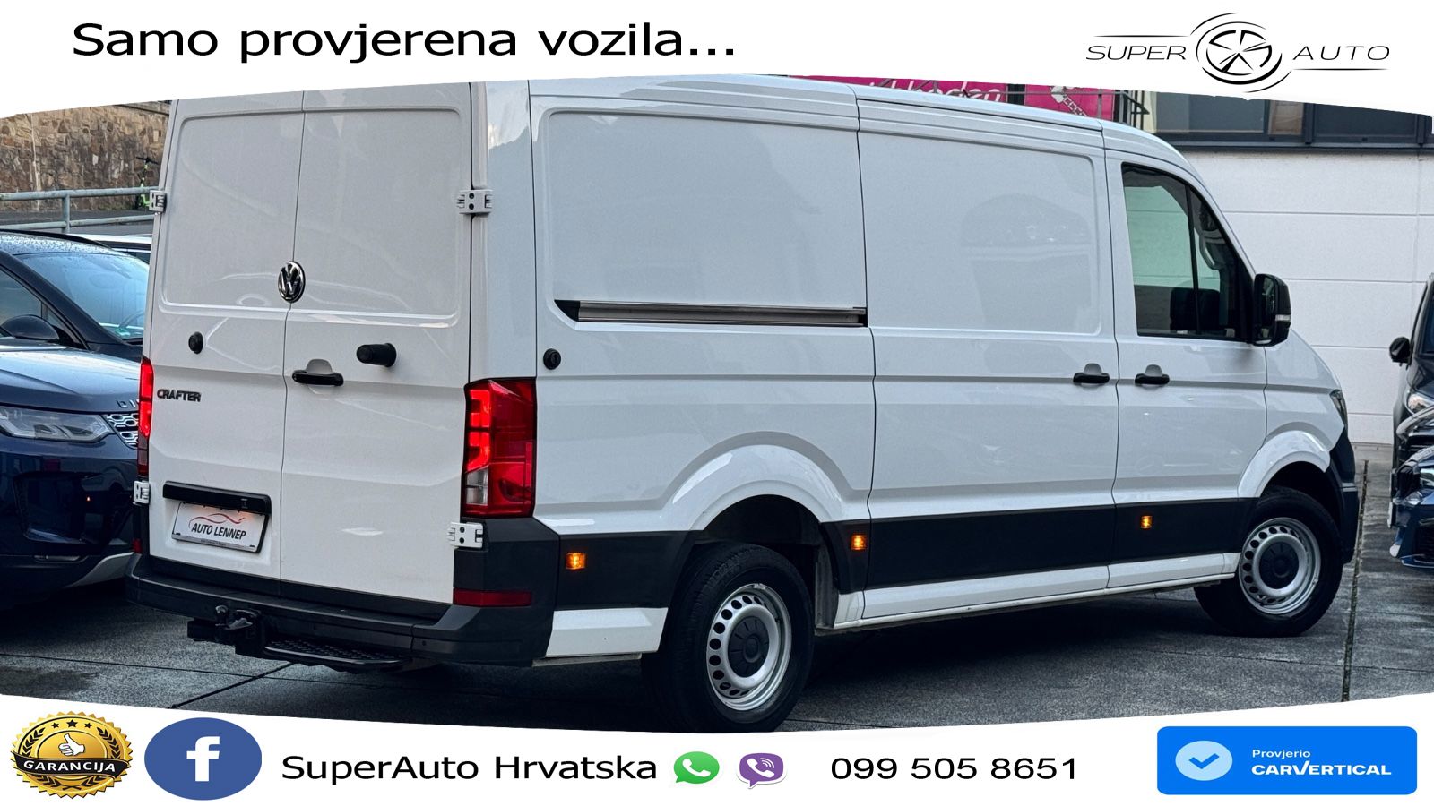 Volkswagen Crafter 35*Mittellang Normaldach*RWD*AHK 3500KG* 177 KS