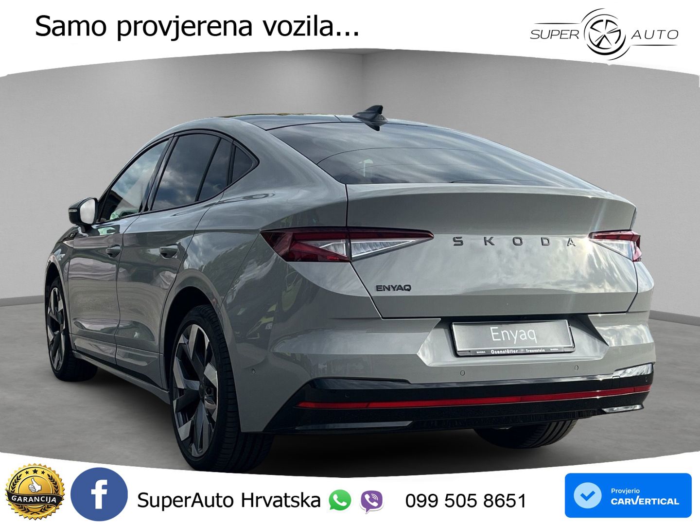 Škoda Enyaq Coupe RS 84 kWh (340 KS) AWD LED+GR SJED+ACC