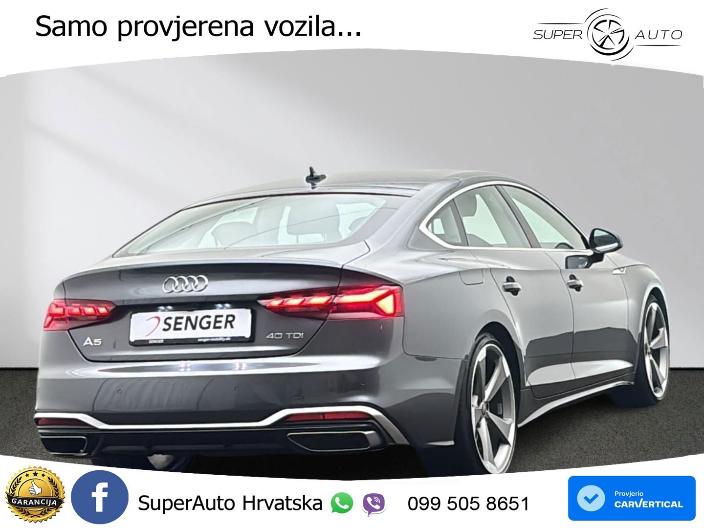 Audi A5 Sportback 40 TDI (204 KS) S tronic S line