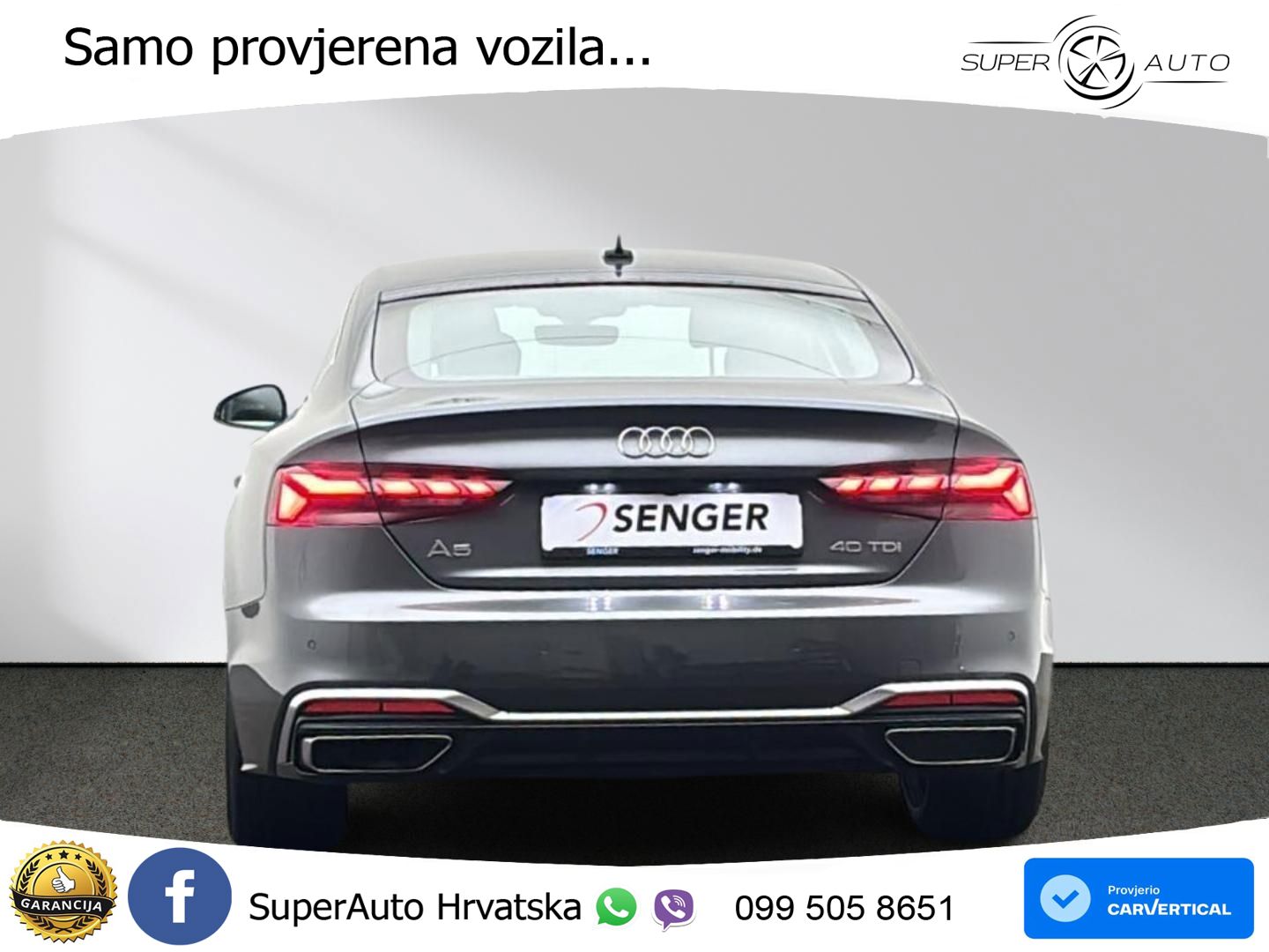 Audi A5 Sportback 40 TDI (204 KS) S tronic S line