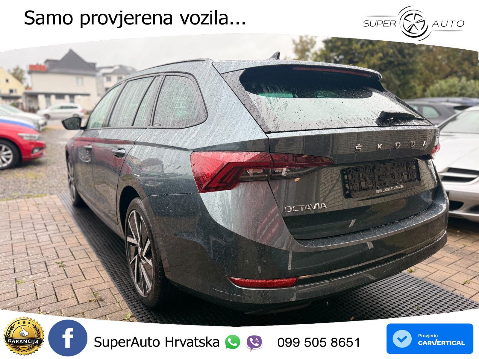 Škoda Octavia Combi 2.0 TDI (150 KS) DSG LED+GR SJED+ACC