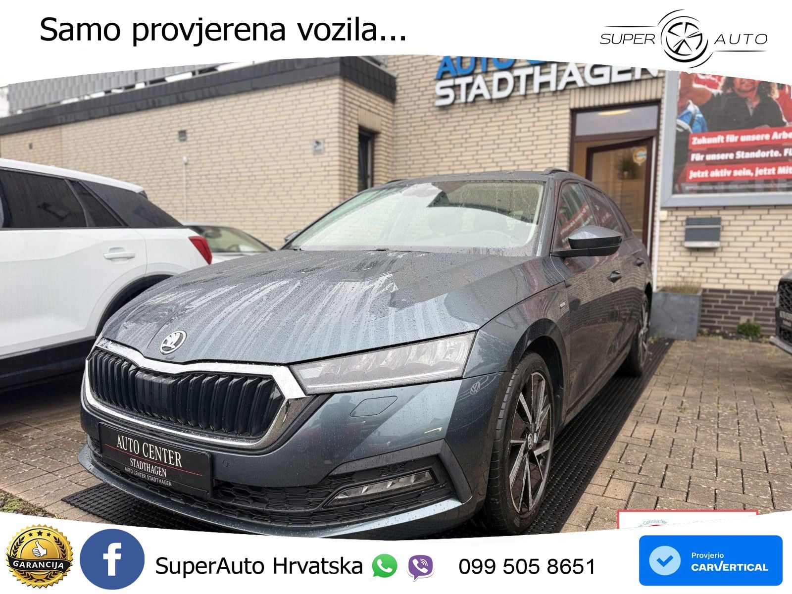 Škoda Octavia Combi 2.0 TDI (150 KS) DSG LED+GR SJED+ACC