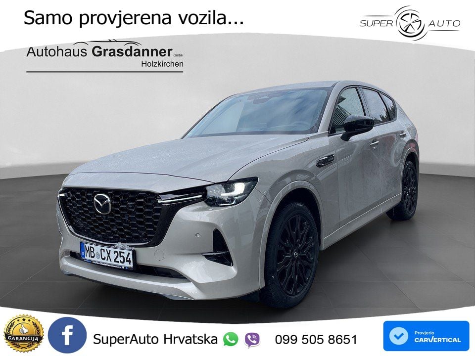 Mazda CX-60 3.3 e-Skyactiv D (254 KS) AWD Automatic MATRIX+GR SJED+KAM