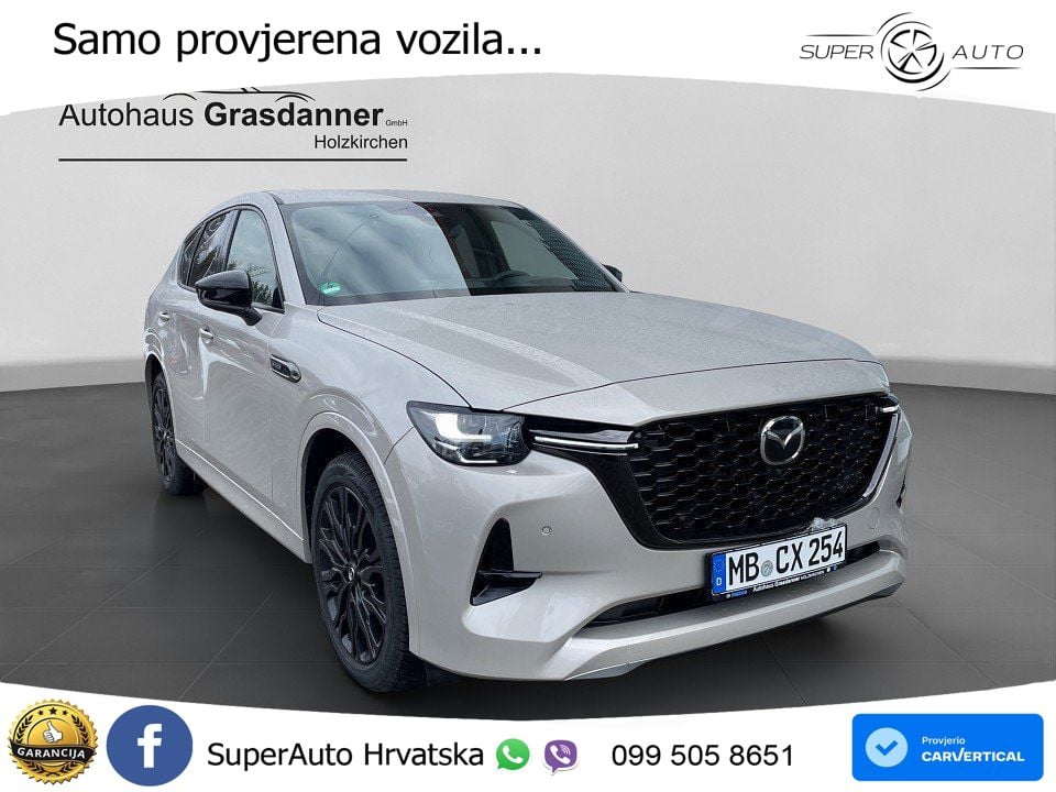 Mazda CX-60 3.3 e-Skyactiv D (254 KS) AWD Automatic MATRIX+GR SJED+KAM