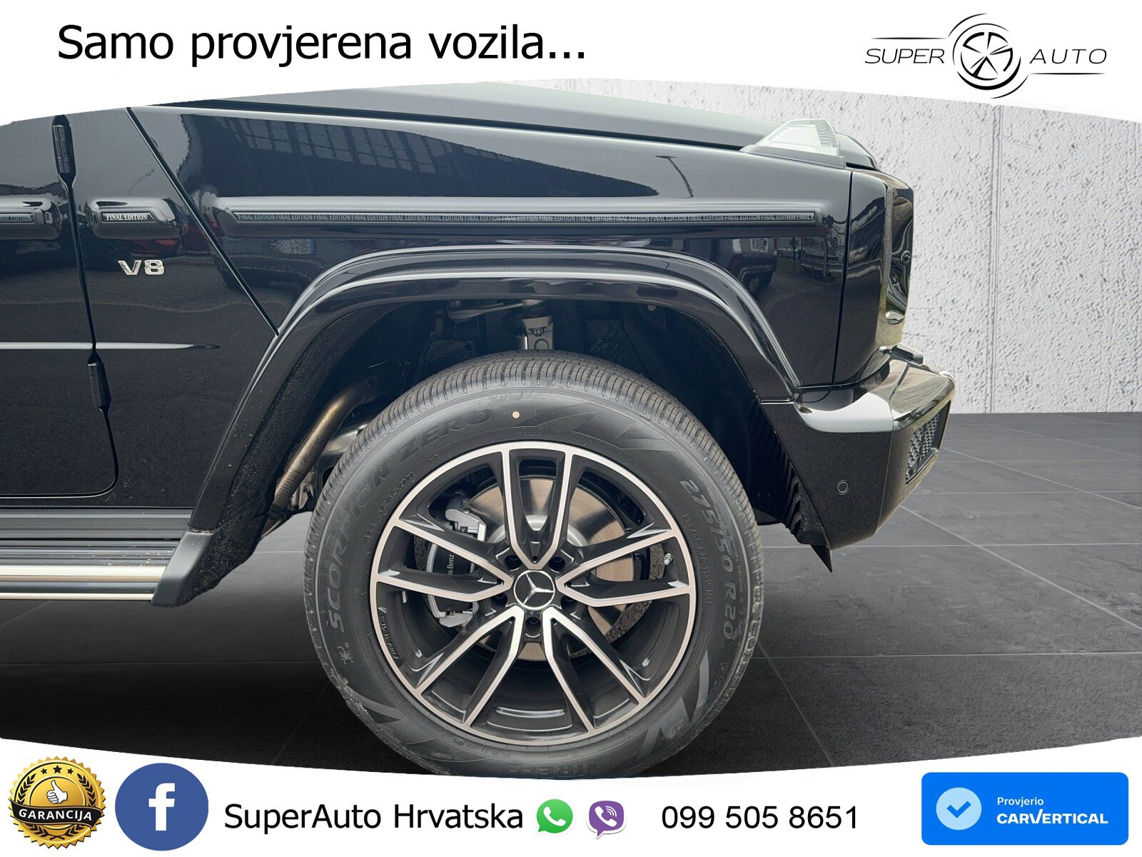 Mercedes G 500 Long V8 (422 KS) 4MATIC 9G-TRONIC LED+GR SJED+ACC