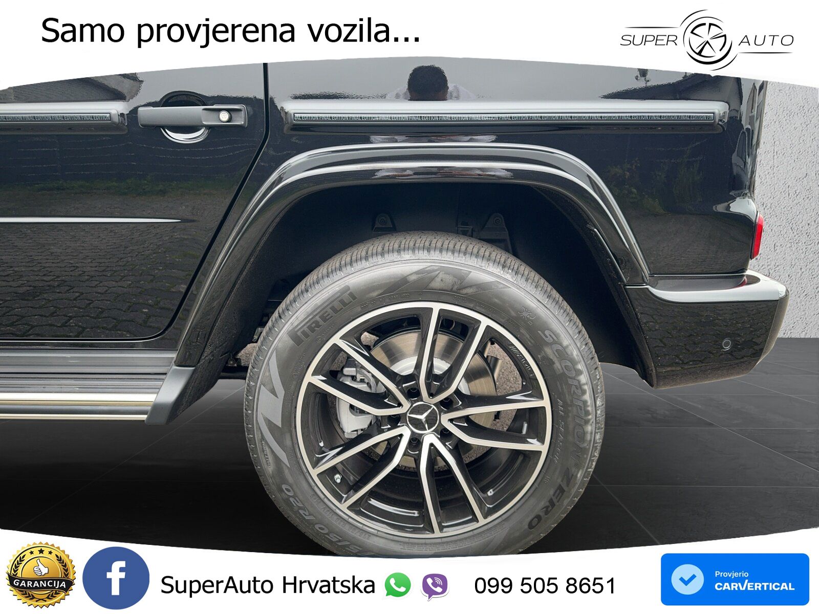 Mercedes G 500 Long V8 (422 KS) 4MATIC 9G-TRONIC LED+GR SJED+ACC