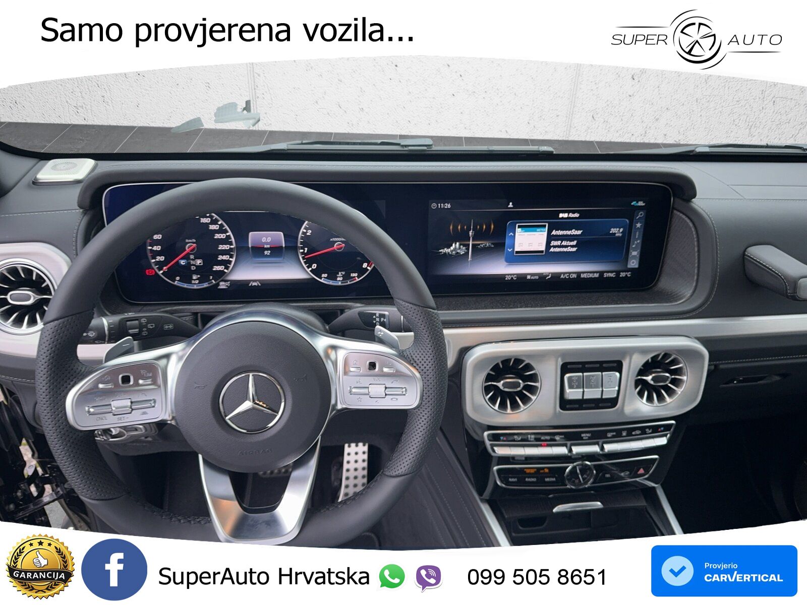 Mercedes G 500 Long V8 (422 KS) 4MATIC 9G-TRONIC LED+GR SJED+ACC