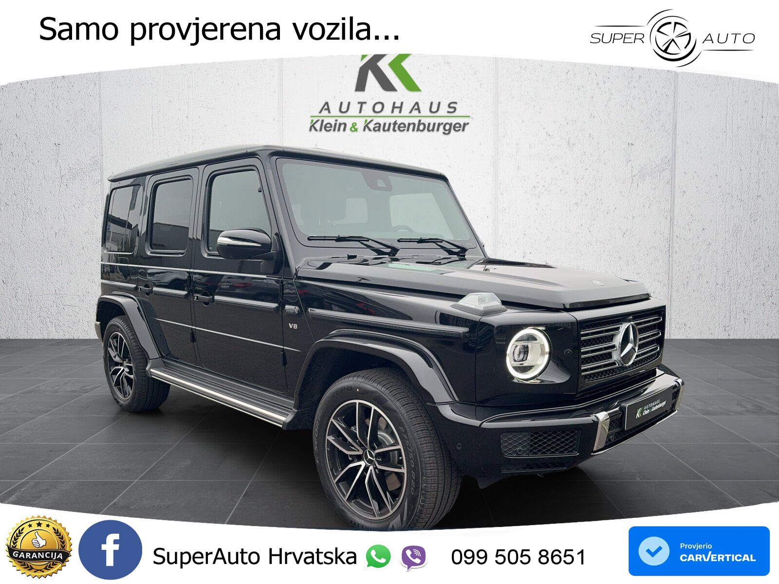 Mercedes G 500 Long V8 (422 KS) 4MATIC 9G-TRONIC LED+GR SJED+ACC