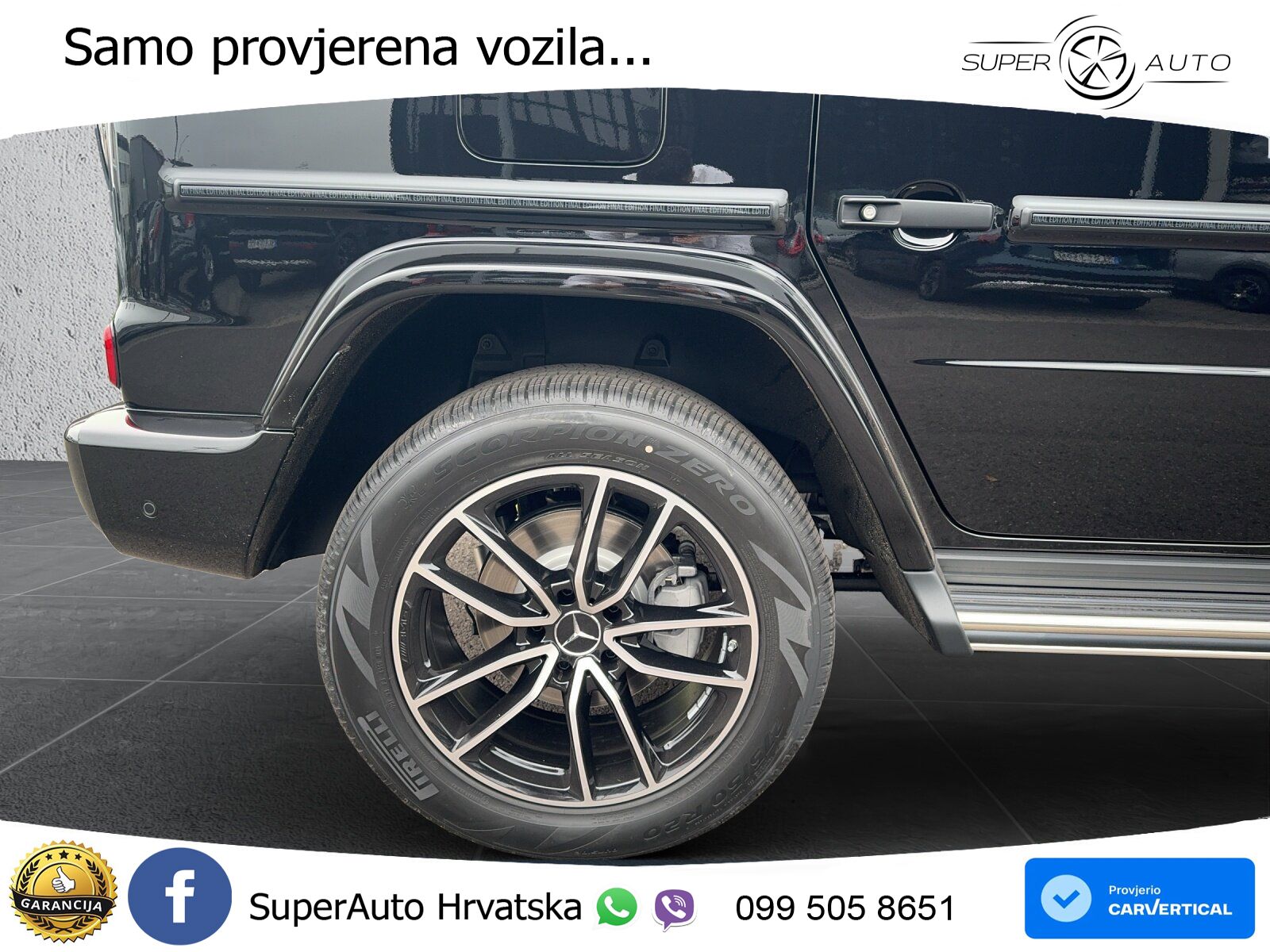 Mercedes G 500 Long V8 (422 KS) 4MATIC 9G-TRONIC LED+GR SJED+ACC