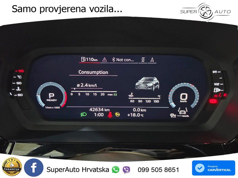 Audi A3 30 TDI (116 KS) S tronic LED+ACC