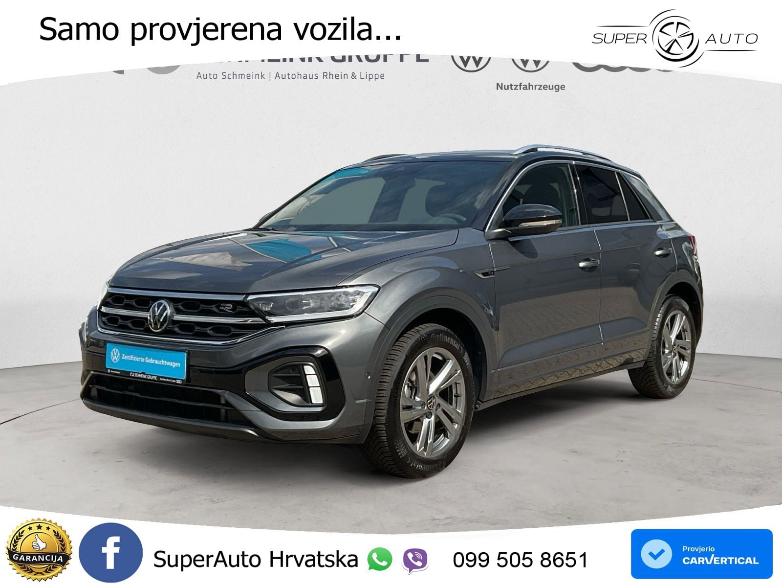 Volkswagen T-Roc 1.5 TSI (150 KS) DSG R-Line LED+GR SJED+ACC