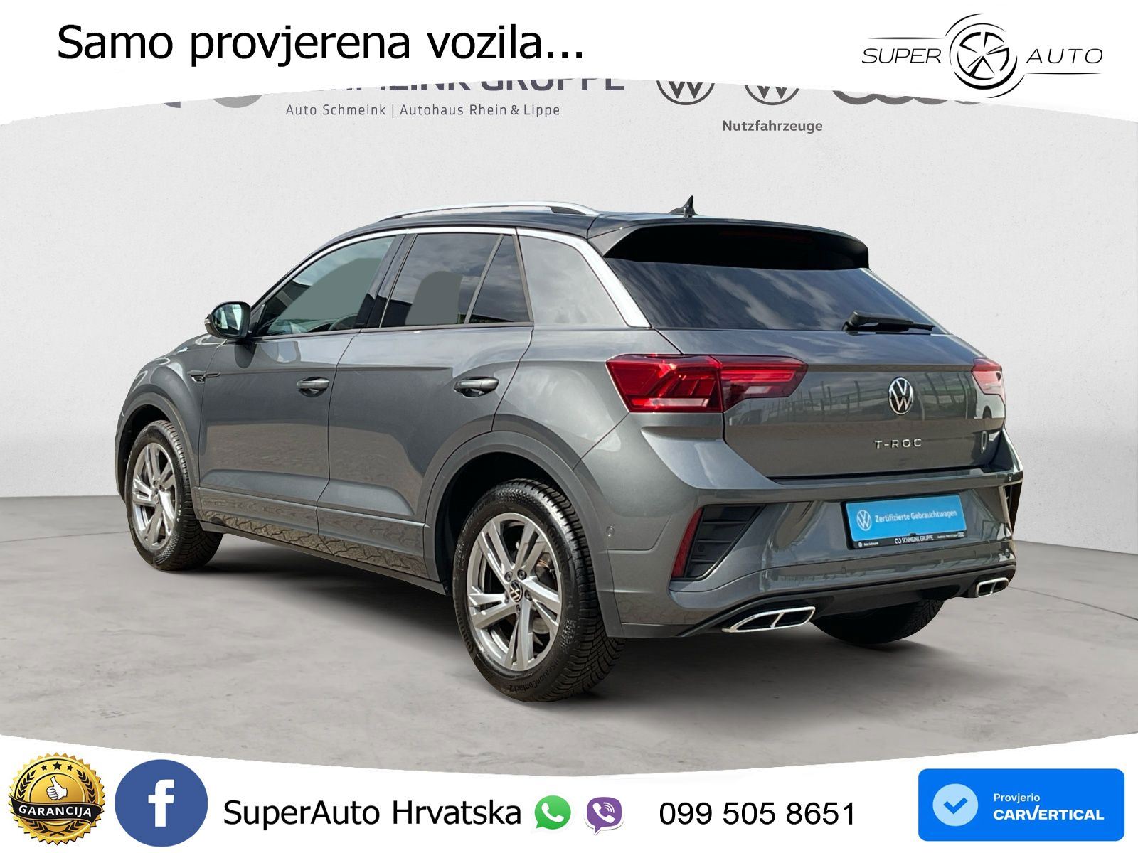 Volkswagen T-Roc 1.5 TSI (150 KS) DSG R-Line LED+GR SJED+ACC