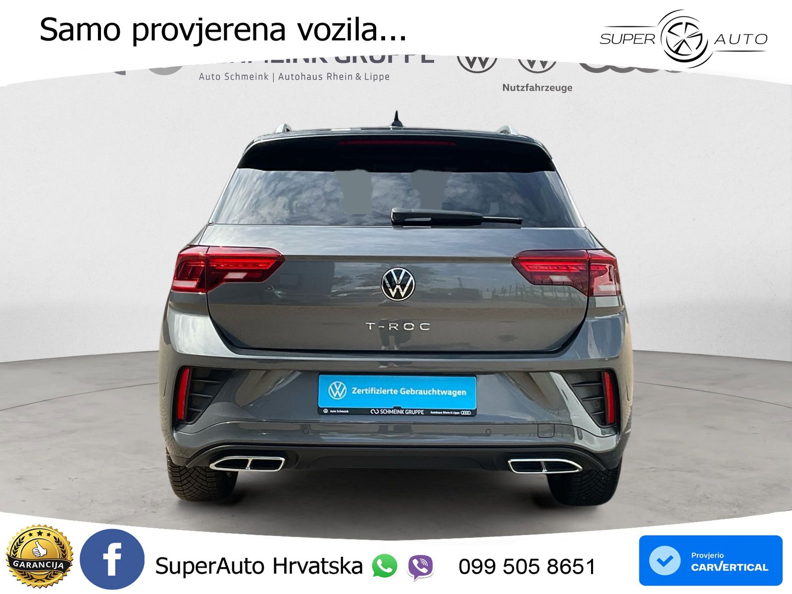 Volkswagen T-Roc 1.5 TSI (150 KS) DSG R-Line LED+GR SJED+ACC