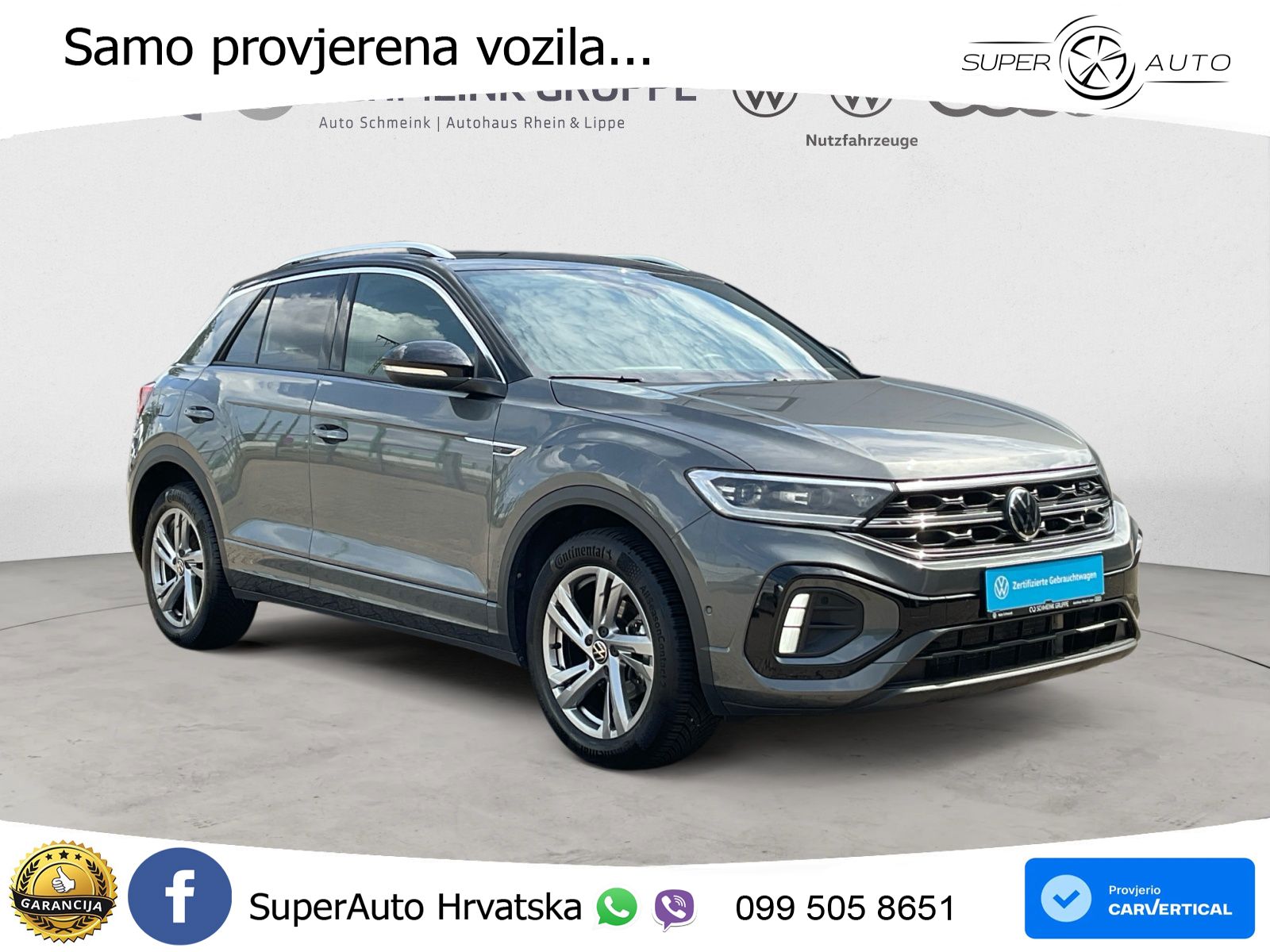Volkswagen T-Roc 1.5 TSI (150 KS) DSG R-Line LED+GR SJED+ACC