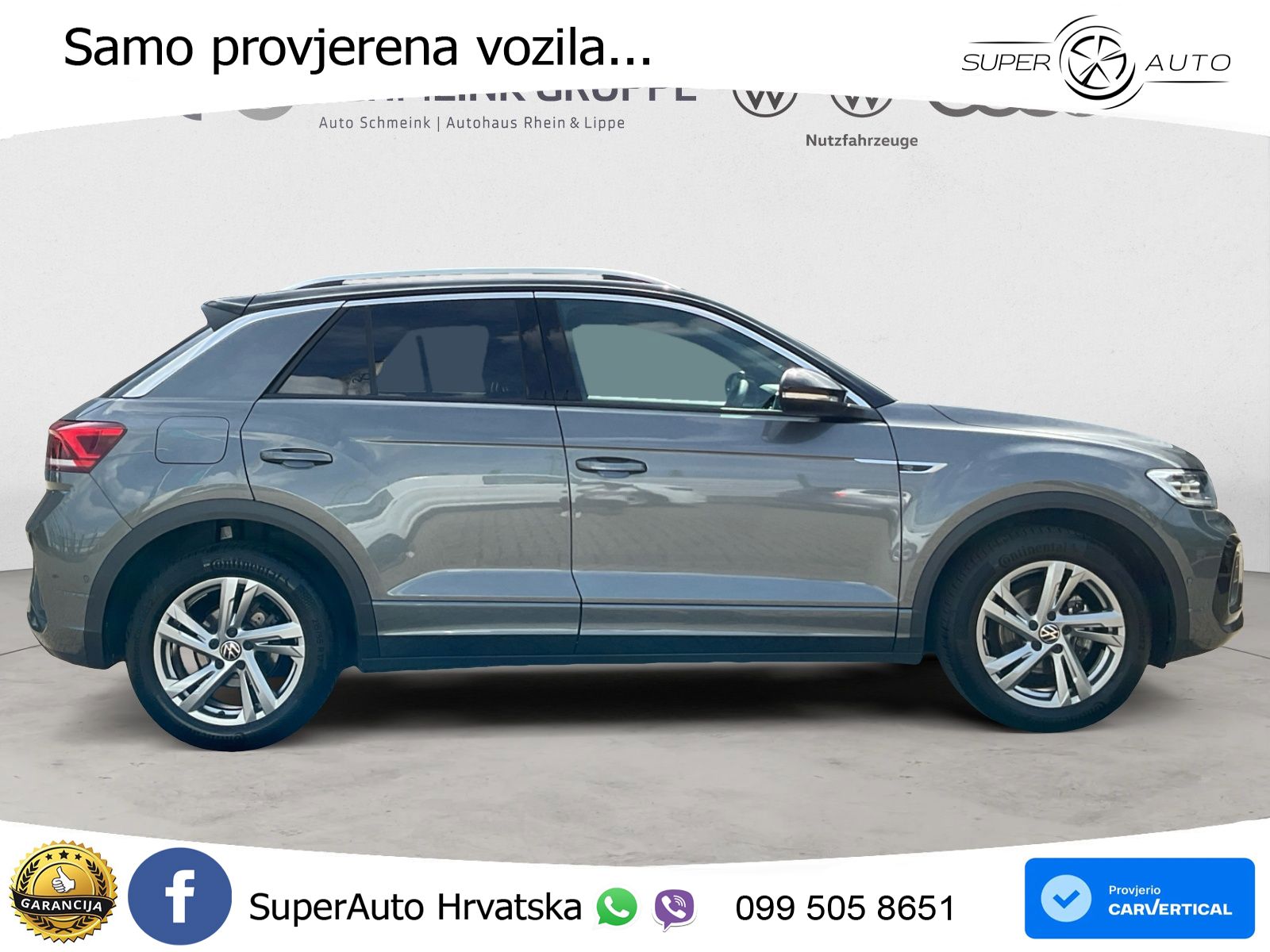 Volkswagen T-Roc 1.5 TSI (150 KS) DSG R-Line LED+GR SJED+ACC